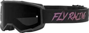 ZONE GOGGLE BLACK/FUSION W/DARK SMOKE LENS W/POST