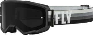 ZONE GOGGLE BLACK/GREY W/ DARK SMOKE LENS