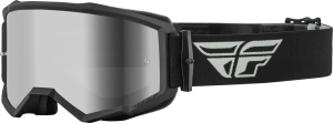 ZONE GOGGLE GREY/BLACK W/ SILVER MIRROR/SMOKE LENS