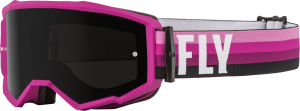 ZONE GOGGLE PINK/BLACK W/ DARK SMOKE LENS