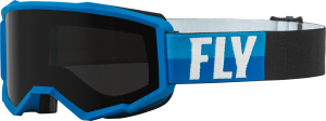 ZONE W/C GOGGLE BLUE/BLACK W/DARK SMOKE HYDROPHOC LENS