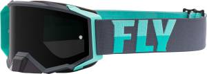 ZONE PRO GOGGLE GREY/MINT W/DARK SMOKE LENS W/POST