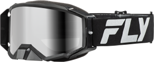 ZONE ELITE GOGGLE BLACK/SILVER W/ SILVER MIRROR/SMOKE LENS