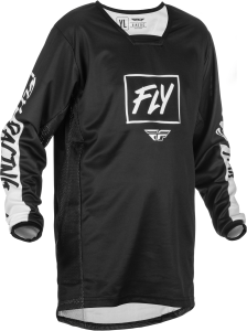 YOUTH KINETIC REBEL JERSEY BLACK/WHITE YL