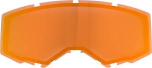 DUAL LENS W/O VENTS ADULT POLARIZED ORANGE MIRROR/SMOKE