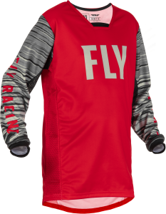 YOUTH KINETIC WAVE JERSEY RED/GREY YS