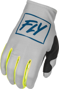 YOUTH LITE GLOVES GREY/TEAL/HI-VIS YL