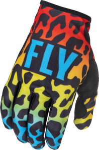 YOUTH LITE S.E. EXOTIC GLOVES RED/YELLOW/BLUE YL