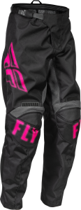 YOUTH F-16 PANTS BLACK/PINK SZ 18