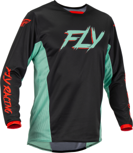 KINETIC S.E. RAVE JERSEY BLACK/MINT/RED MD