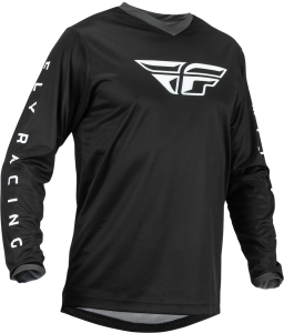 F-16 JERSEY BLACK/WHITE 2X