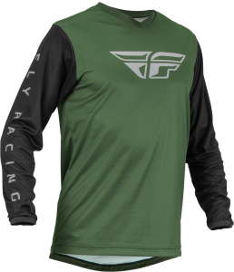 F-16 JERSEY OLIVE GREEN/BLACK MD