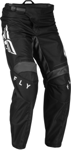 F-16 PANTS BLACK/WHITE SZ 28