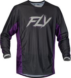 KINETIC MESH RAVE JERSEY BLACK/PURPLE/SILVER 2X