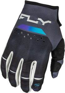 YOUTH KINETIC RELOAD GLOVES CHARCOAL/BLACK/BLUE IRIDIUM YL