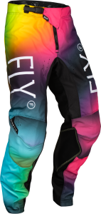 YOUTH KINETIC PRODIGY PANTS FUSCHIA/ELEC BLUE/HI-VIS SZ 18