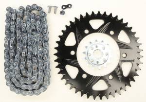 SPROCKET/CHAIN KIT STL/ALU 14/43T BLK SX3 520-106L BLK