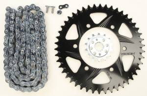 SPROCKET/CHAIN KIT STL/ALU 14/46T BLK SX3 520-106L BLK