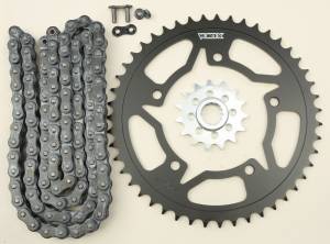 SPROCKET/CHAIN KIT STL/STL 15/47T SIL SX3 520-112L BLK