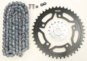 SPROCKET/CHAIN KIT STL/STL 16/44T SIL RX3 520-110L BLK