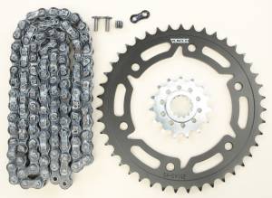 SPROCKET/CHAIN KIT STL/STL 15/43T SIL RX3 520-114L BLK