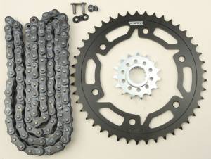 SPROCKET/CHAIN KIT STL/STL 15/45T SIL SX3 520-112L BLK