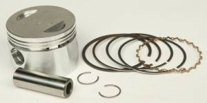 PISTON KIT 48.00/+1.00 10.5:1 POL