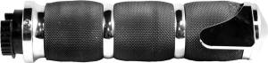 AIR CUSHIONED GRIPS HEATED W/THROTTLE BOSS BLACK