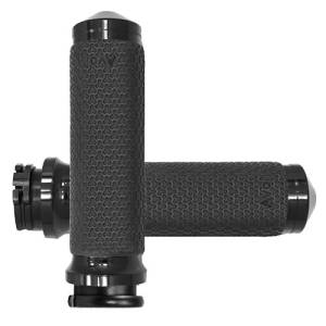 CABLE THROTTLE MEMORY FOAM GRIP BLACK