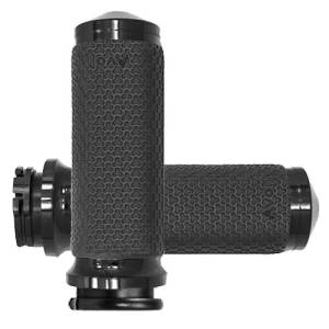 CABLE THROTTLE MEMORY FOAM GRIP BLACK