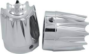 AXLE NUT COVER EXCALIBUR CHROME 1"