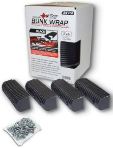 BUNK WRAP BLACK 2"X4"X16FT ROLL