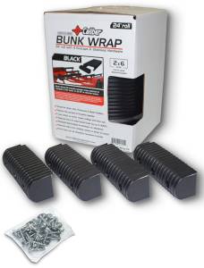 BUNK WRAP BLACK 2"X6"X16FT ROLL