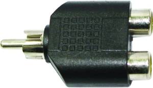 RCA JACK DUAL SPLITTER