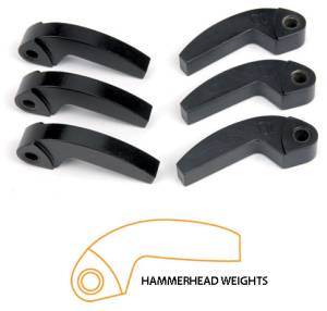 HYPERSHIFT HAMMERHEAD MACHINED WEIGHTS 3/PK 78G