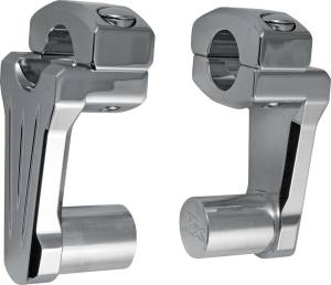 PIVOTING HANDLEBAR RISER CHROME 2" RISE