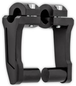 PIVOTING HANDLEBAR RISER BLACK 4" RISE