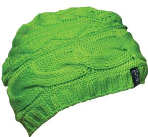 KNIT BEANIE APPLE GREEN