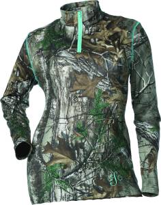 TECH BASE LAYER SHIRT REALTREE/AQUA XS