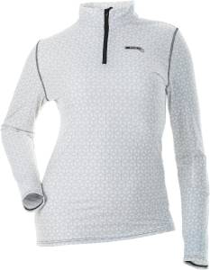 D TECH BASE LAYER SHIRT WHITE SNOWFLAKE XS