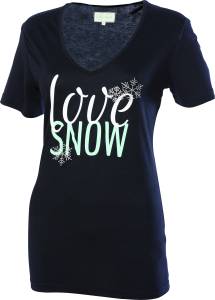 LOVE SNOW TEE MINT 2X