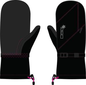 TRAIL MITTENS BLACK SM