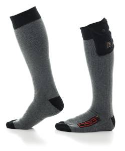 HEATED SOCKS 5V HEATHERED BLACK LG/XL