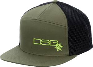 FLAT BRIM CAP FRESH OLIVE