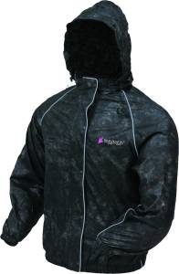 SWEET T LADIES RAIN JACKET BLACK 2X