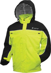 PILOT CRUISER JACKET BLACK/HI-VIS GREEN 2X