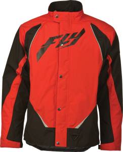 AURORA JACKET BLACK/RED 2X