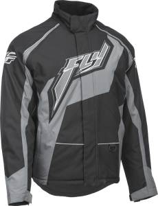 FLY OUTPOST JACKET BLACK/GREY LG