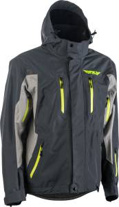 FLY INCLINE JACKET GREY/CHARCOAL LG