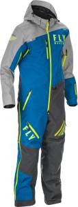 COBALT MONOSUIT SHELL BLUE/GREY/HI-VIS 2X